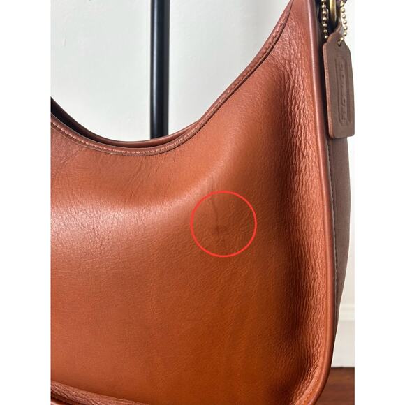 Vintage 90s COACH Becket Crescent Hobo Bag 9920 Shoulder Bag Purse Leather Read! - Picture 5 of 16